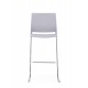 Verse Shell Skid Base Bar Stool